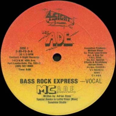 MC A.D.E. - Bass Rock Express