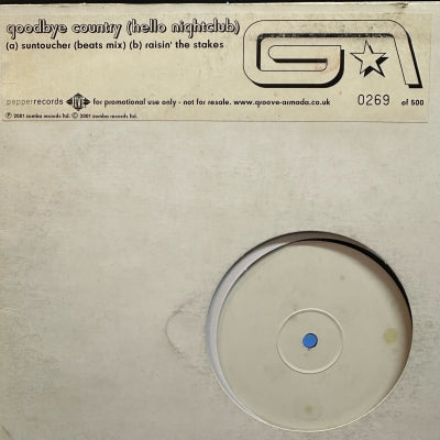 GROOVE ARMADA - Goodbye Country (Hello Nightclub) Sampler