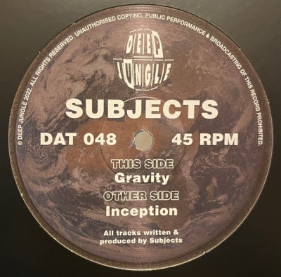 SUBJECTS - Inception / Gravity