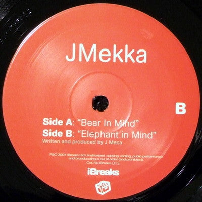 JMEKKA - Bear In Mind / Elephant In Mind