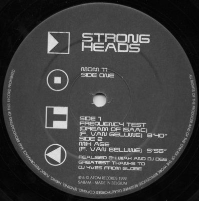 STRONG HEADS - Frequency Test (Dream Of Isaac) / Mix Age