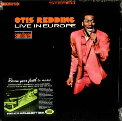OTIS REDDING - Otis Redding Live In Europe