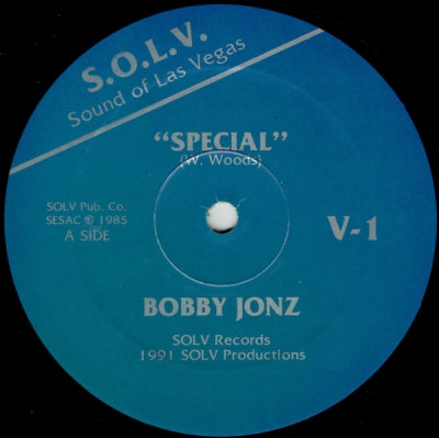 BOBBY JONZ - Special / I Don't Want To Be In Love Today