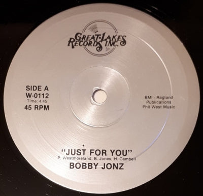 BOBBY JONZ - Just For You