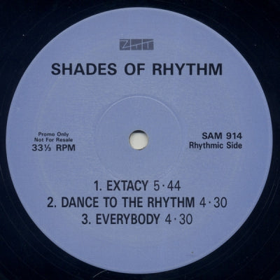 SHADES OF RHYTHM - Extacy EP