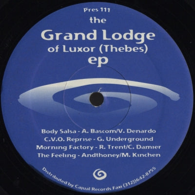 A. BASCOMB & V. DENARDO / GLENN UNDERGROUND / RON TRENT & CHEZ DAMIER / ANDTHONEY / MARK KINCHEN  - Grand Lodge of Luxor (Thebes) ep