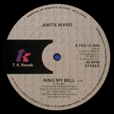 ANITA WARD - Ring My Bell / If I Could Feel That Old Feeling Again