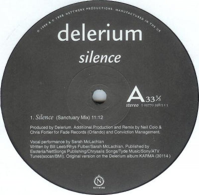 DELERIUM - Silence