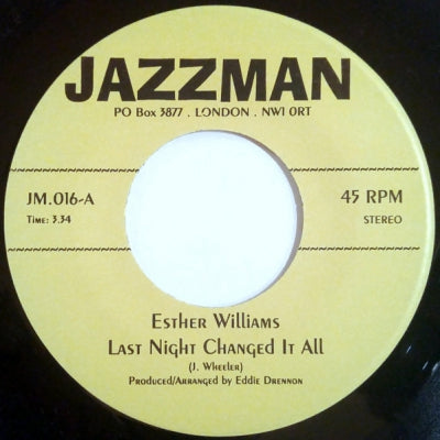 ESTHER WILLIAMS / TOMMIE YOUNG - Last Night Changed It All / Hit And Run Lover