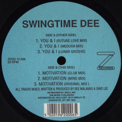 SWINGTIME DEE - You and I / Motivation