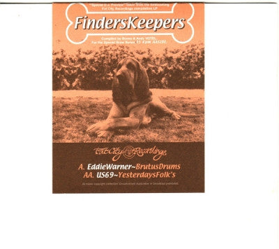 EDDIE WARNER / US69 - Brutus Drums / Yesterday's Folks - Finders Keepers Sampler
