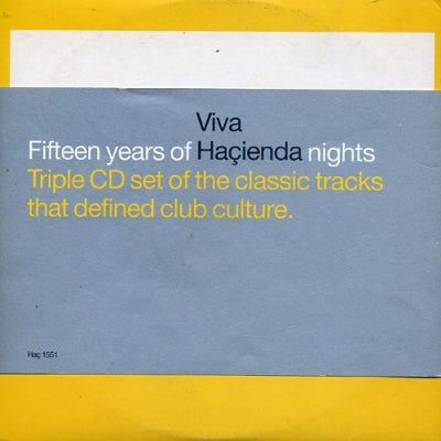 VARIOUS - Fifteen Years Of Hacienda Nights : Viva Hacienda