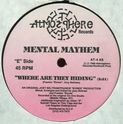 MENTAL MAYHEM - Where Are They Hiding / Joey's Riot