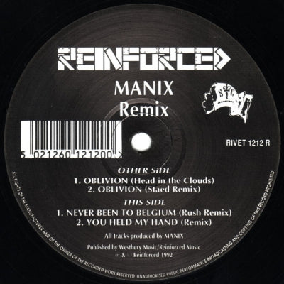 MANIX - Bad Attitude 12" (Remix)