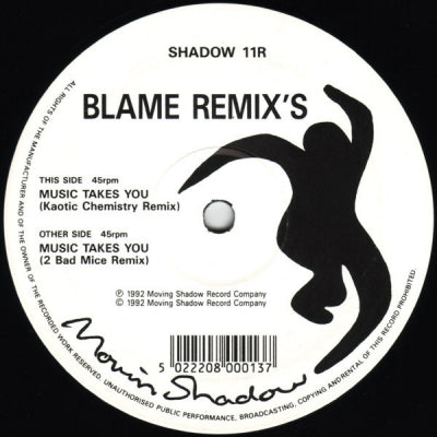 BLAME - Music Takes You (Remix's)