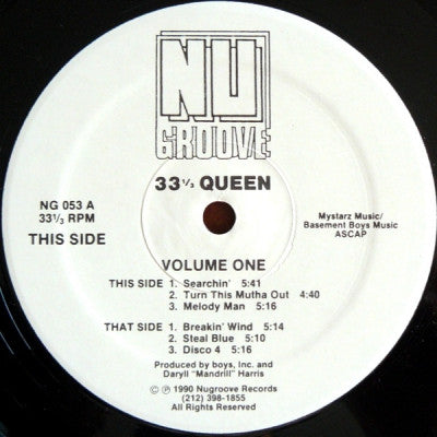 33 1/3 QUEEN - Volume One featuring Searchin