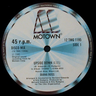 DIANA ROSS - Upside Down / Friend To Friend