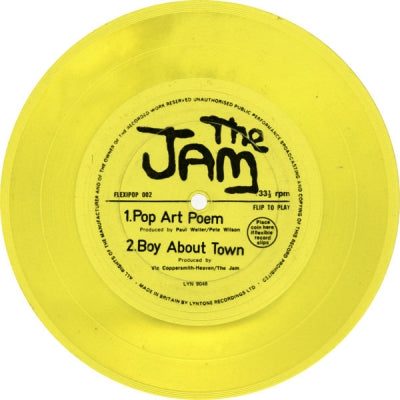 THE JAM - Pop Art Poem / Boy About Town