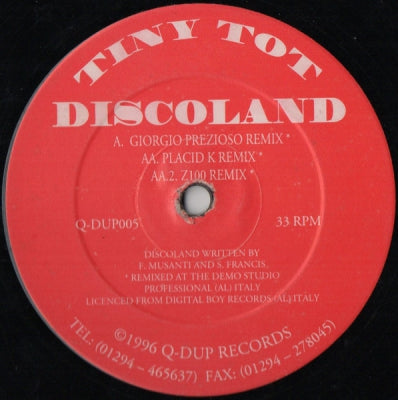TINY TOT - Discoland