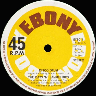 THE CATS 'N' JAMMER KIDS - Disco Drum