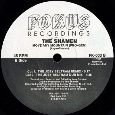 THE SHAMEN - Move Any Mountain (Pro-Gen)