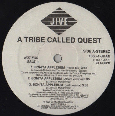 A TRIBE CALLED QUEST - Bonita Applebum