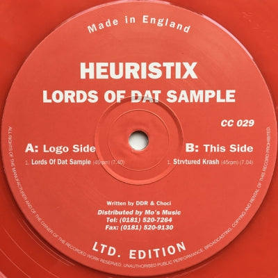 HEURISTIX - Lords Of Dat Sample / Strvtured Krash