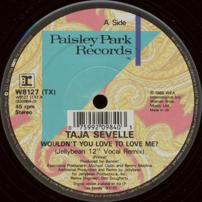 TAJA SEVELLE - Love Is Contagious(Remix) /  Wouldn't You Love To Love Me / Baby's Got A Lover