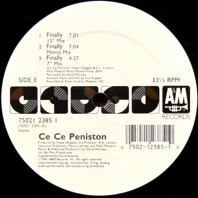 CE CE PENISTON - Finally