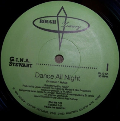 GINA STEWART - Dance All Night