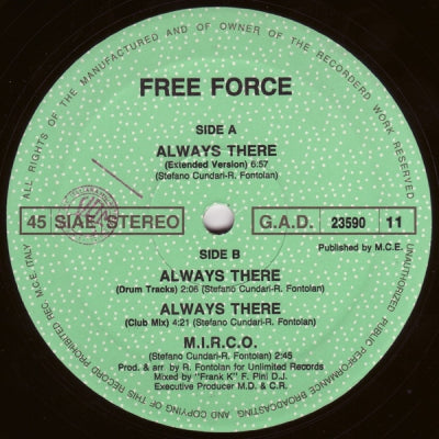 FREE FORCE - Always There / M.I.R.C.O.