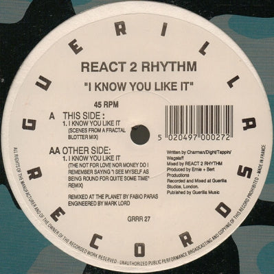 REACT 2 RHYTHM - I Know You Like It