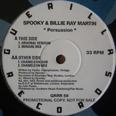 SPOOKY / BILLIE RAY MARTIN - Persuasion