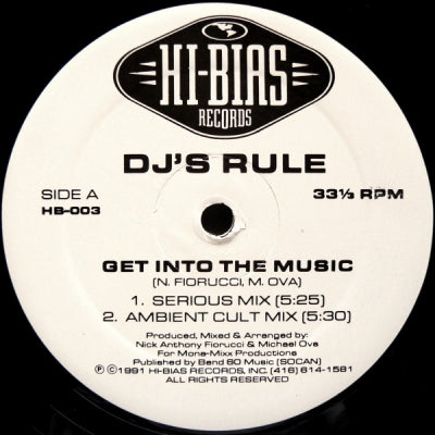DJ'S RULE - Get Into The Music