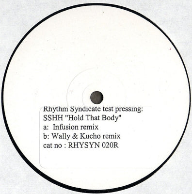 SSHH. - Hold That Body (Remixes)