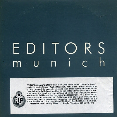 EDITORS - Munich