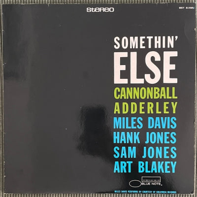 CANNONBALL ADDERLEY, MILES DAVIS, HANK JONES, SAM JONES, ART BLAKEY - Somethin' Else
