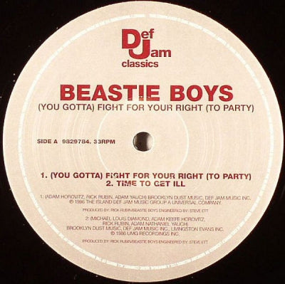 BEASTIE BOYS - (You Gotta) Fight For Your Right (To Party)