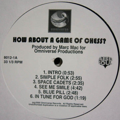 MARC MAC (4 HERO) - "How About A Game Of Chess"