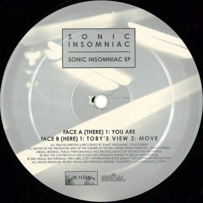 SONIC INSOMNIAC - Sonic Insomnic EP