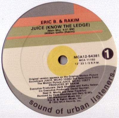 ERIC B. & RAKIM - Juice (Know The Ledge)