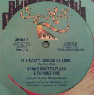 GRANDMASTER FLASH & THE FURIOUS FIVE - It's Nasty (Genius Of Love)