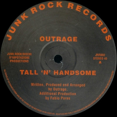 OUTRAGE / BABYPOP - Tall 'N' Handsome / Mmm Drop