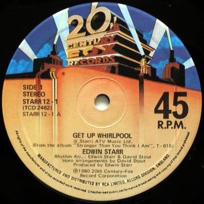 EDWIN STARR - Get Up Whirlpool