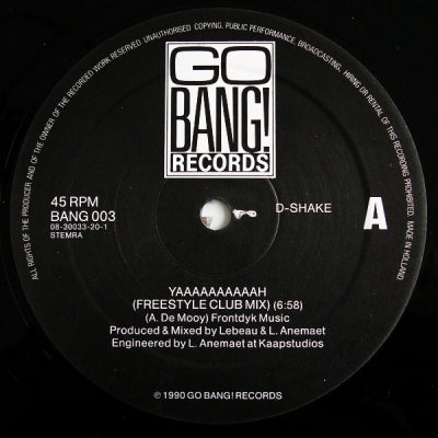 D-SHAKE - Yaaaaaaaaaah / Techno Trance