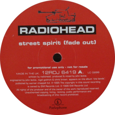 RADIOHEAD - Street Spirit (Fade Out)