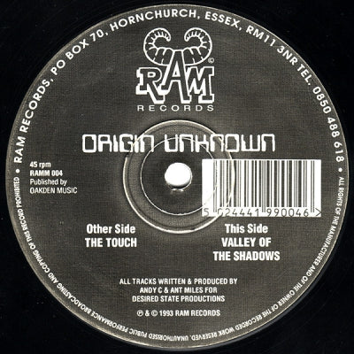 ORIGIN UNKNOWN - The Touch / Valley Of The Shadows