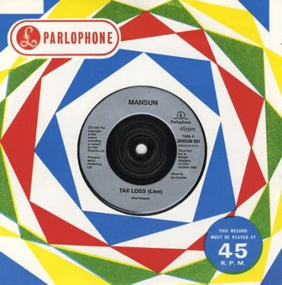 MANSUN - Tax Loss (Live) / Everyone Must Win (Live).