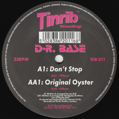 D.R. BASE - Don't Stop/Original Oyster