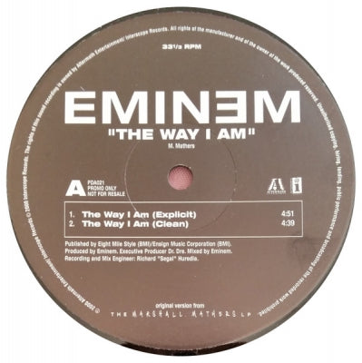 EMINEM - The Way I Am / Bitch Please II